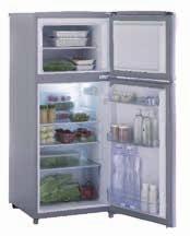 Der Kühlschrank bietet ein Volumen von 178 Litern und das Gefrierfach 41 Liter.