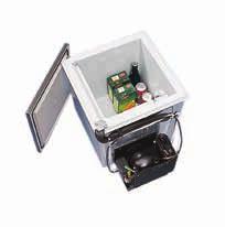 Kühlboxen Einbaukühlboxen 16, 29, 40, 41 NEU BI 16 Der BI 16 ist ein Kühlschrank der mit einer platzsparenden Secop BD Microprossorlösung ausgestattet ist.