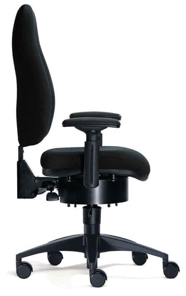OPTIONAL ( GEGEN AUFPREIS) PENDINGMECHANIK BEWEGT SITZEN die Sitzfläche des Stuhls schwingt leicht in alle Richtungen mit und animiert