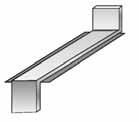 50-400 mm VE= 40 Stück L oder R 30 mm Endstücke für Sichtmauerwerk aus Aluminium