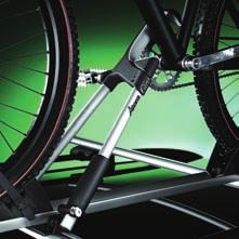 einfache und sichere Beladung - automatische Anpassung an alle gängigen Fahrradrahmen - doppelter