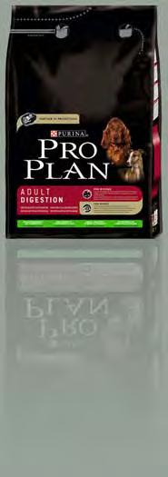 PRO PLAN Adult Digestion Adult Digestion wurde speziell für den besonderen Nährstoffbedarf von Hunden mit empfindlicher Verdauung entwickelt.