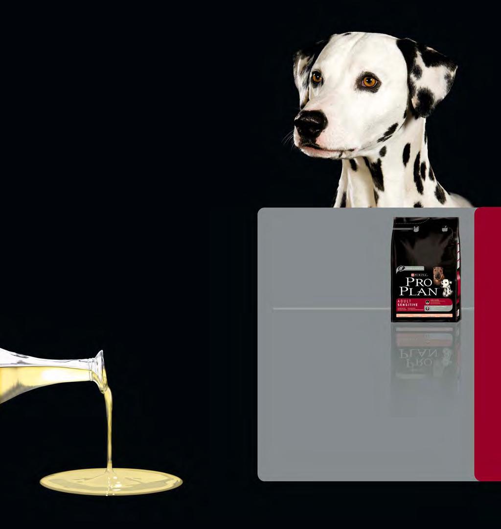 PRO PLAN Adult Sensitive Adult Sensitive wurde speziell für den besonderen Nährstoffbedarf von Hunden (> 10 kg Körpergewicht) mit empfindlicher Haut entwickelt.