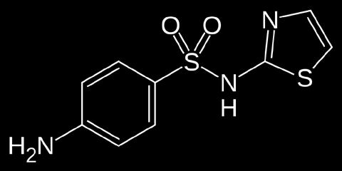 Sulfathiazol ist ein Antibiotikum aus der Wirkstoffklasse der Sulfonamide. Der Azofarbstoff Prontosil gilt als Vorläufer aller Sulfonamide und kam 1935 als erstes Breitbandantibiotikum zum Einsatz.