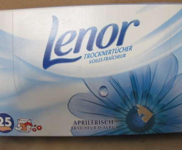 101514_1x25 St_Lenor Trocknertücher Waschmittel: Lenor Trocknertücher Frischer Duft. Wäsche zerknittert weniger. Spürbar weichere Wäsche. Wäsche lädt sich nicht so leicht elektrostatisch auf.