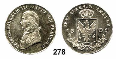 j. auf Königin Luise von Preußen Brb. n. r. / Preuß. Adler mit Krone 40 mm 23,8 g. Im Etui...PP 25,- 274 Friedrichsdor 1799 A, Berlin. GOLD v.s. 11. Friedberg 2422. 5,88 g.