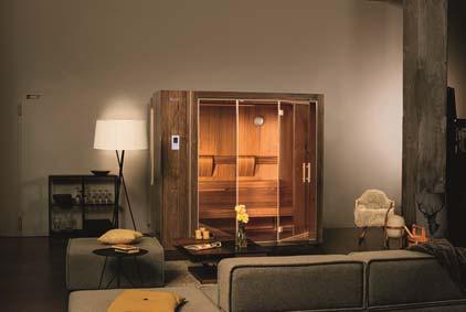 Bild 4: Auch beim Thema Gestaltungsvielfalt steht die Sauna der Zukunft ganz in der Tradition von KLAFS.