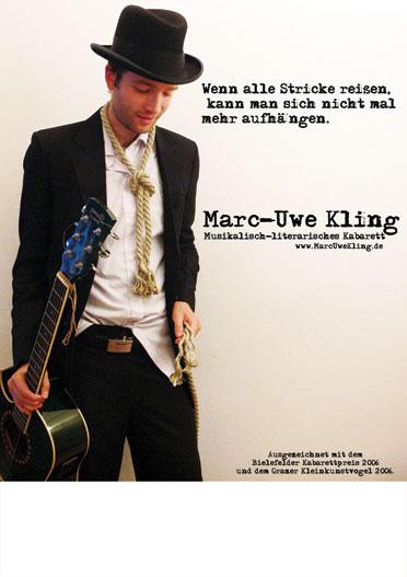 Marc-Uwe Kling Marc-Uwe Kling singt Lieder und liest Geschichten. "Donnernd-Komisch." sagt der Spiegel dazu, "wortgewaltig, amüsant und temporeich." die FAZ.