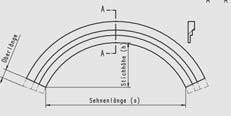 Bögen Service Aufmaß Für die Angebotserstellung nach Bögen (Korb-, Spitzbögen etc.) ist eine Zeichnung im dwg-format notwendig, aus der die Bogengeometrie eindeutig hervorgeht.