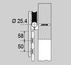 Ausspringschutz in Verbindung mit 8300A-2 - Gewicht: ca. 1.