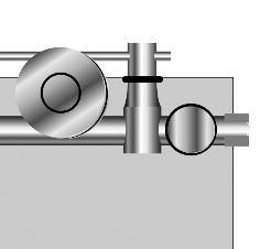 160 g Innen-Ø 25,4 mm 8300A-17 32,00 Stopper Rolle - Klemmung durch