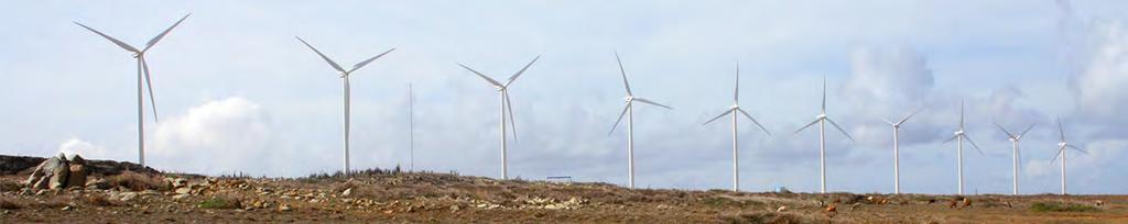 Windenergie Vader Piet, Aruba, 1040 Arubas Stromnetz ist hauptsächlich von Wärmekraftwerken abhängig, die importierte fossile Brennstoffe verwenden, und daher extrem CO 2 -intensiv.