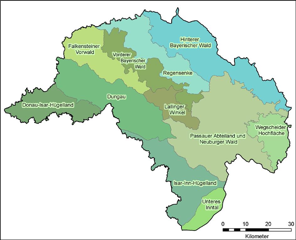 Fachbeitrag zum Landschaftsrahmenplan der Region Donau-Wald (12) Kapitel 4.