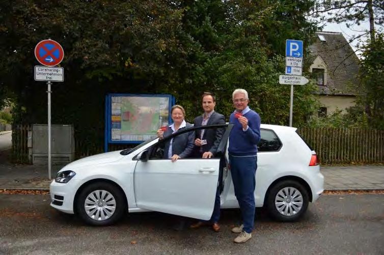 Car-Sharing Lautlos durch Pullach: seit Oktober wieder möglich zwei Fahrzeuge: VW Golf und