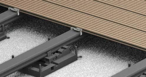Um einen Höhenausgleich und eine ebene Aufl agefl äche, zum Beispiel für Dachterrassen, zu erreichen, empfehlen wir die Verlegung der FIX STEP Platten in einem Ausgleichsmörtelbett (MG3).