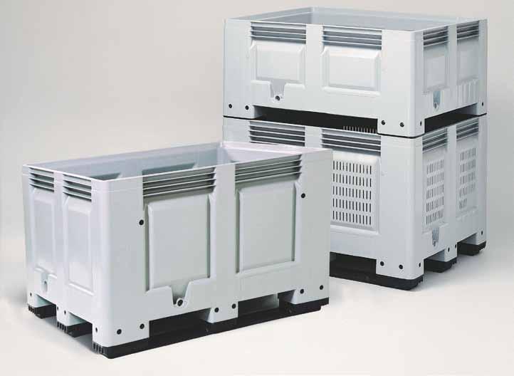 Bigboxen Serie ARCA Unsere Bigbox ist ein robustes Mehrwegverpackungssystem, welches höchstmögliches Volumen für die Lagerung und Transport bietet.