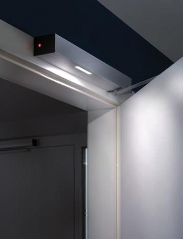 Integrierte LED-Beleuchtung Nur bei Hörmann Die Beleuchtungsfunktionen des PortaMatic lassen sich ganz einfach und immer wieder neu an Ihre jeweiligen Bedürfnisse anpassen. So können Sie z. B. wählen, ob die Beleuchtung nach oben oder unten erfolgen soll.