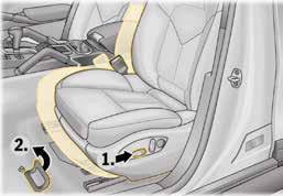 Deaktivierung der passiven Sicherheitssysteme 12-Volt- abklemmen Sicherstellen, dass kein Fremdstartkabel an das Fahrzeug angeschlossen ist. 1. Fahrersitz wenn möglich in die hinterste Position fahren (-1-).