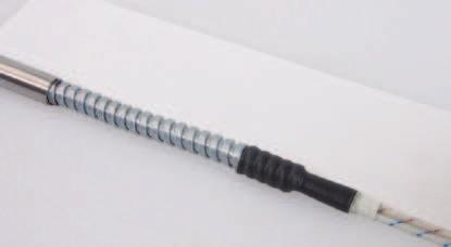 260 C am Anschluss * PTFE-Scheibe kann Länge um bis zu 1,5 mm erweitern.