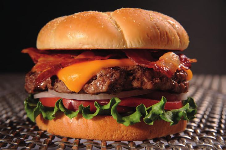 Art.-Nr. 104023 170 g, Ø 11,5 cm, 1 Karton, 30Stück Hamburger ungewürzt The Real American Burger: ungewürzt, grobe Stuktur, roh.