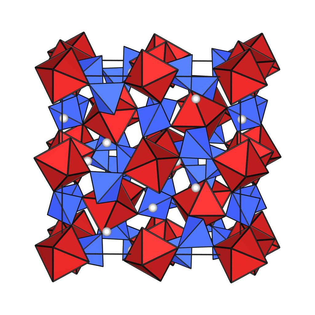 Czochralski-Verfahren: Granate Granate Struktur allgemeine Formel: A 3B 2C 3O 12 mit C = Si: häufige Minerale AlO 6 -Oktaeder, mit SiO 4 -Tetraedern übe