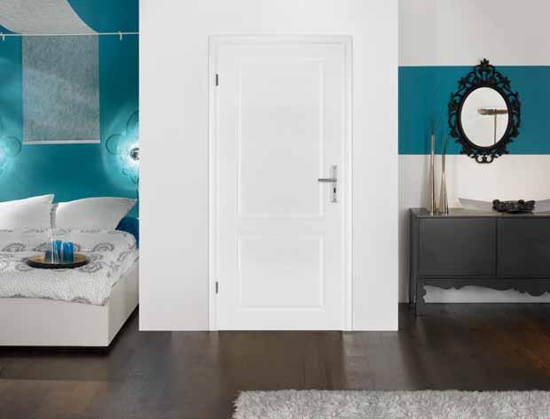 PROFILTÜREN COMO PROFILE DOORS COMO Wohnträume in weiß Dreams in white Weiße Farbe im reizvollen Kontrast zu Mobiliar und Wohnaccessoires.
