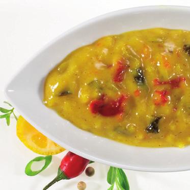 SCHLEMMER-SAUCEN Mumbai og 207 390 Gebrauchsfertige Würzmarinade mit sichtbaren Paprika- und Ananasstückchen. Verfeinert mit indischem Curry, Karotten, Zwiebeln und Kokosmilch.