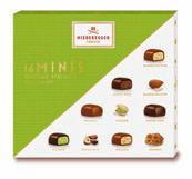 Kirsche Mini pralines in a diverse range of nutty and fruity tastes that will tempt you to indulge yourself.