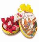 bunny NOSTALGIE-EI Nostalgia egg OSTERTÄSCHCHEN Easter bag OSTERNEST -fach