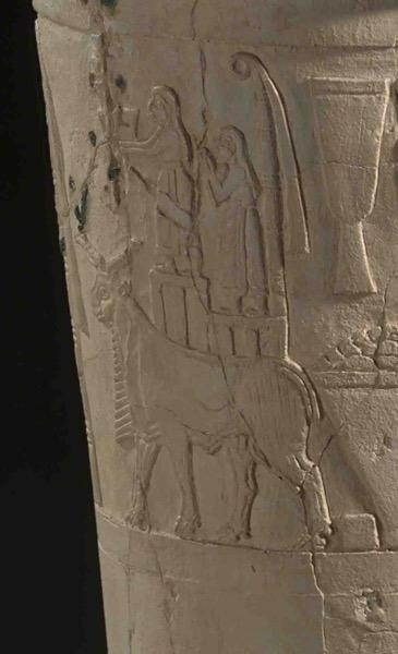 Keilschrift - vom Bild zum Zeichen Der Herr mit dem Bechertablett auf der Uruk-Vase