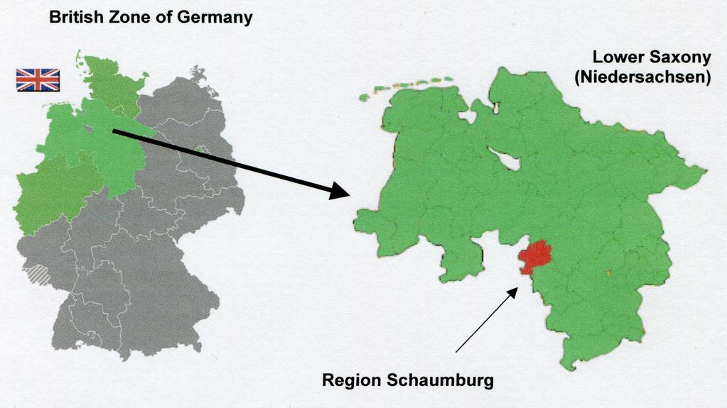 Kreis Schaumburg-Lippe 340 km²; 1939: 55.