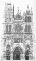 Bernhard de Castanet als Festungskirche Amiens Größte Kathedrale