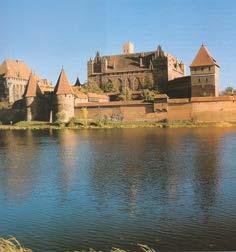Marienburg Mittelalterlicher Festungsbau an der Weichsel, östlich von Danzig.