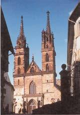 Schweiz Basel Das karolingische Münster wurde 917 von den Ungarn vernichtet.