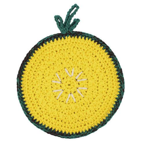 Ananas Runde Farbe Beschreibung Maschen pro Runde F7 Aufgepasst! Auch die Ananas wird mit mit doppeltem Faden gehäkelt! Mache das mit allen Farben, die du bei diesem Häkelprojekt verwendest.