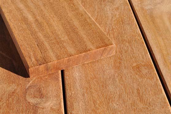 Terrassenholz CUMARU PREMIUM Besonder hart und dauhaft mit glatter Oberfläche Abbildung ikel Stärke Breite Längen /lfm