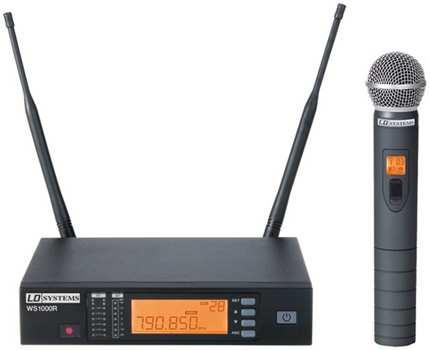 Mikrofonie - Funkmikrofone Wireless Microphones Funkmikrofon LDWS1000 Wireless Set mit dynamischem Mikrofon S 6006 Wireless-Variante: mit Handmikrofon Frequenzband: UHF Empfangstechnologie: