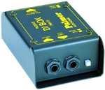 Mietpreis für einen Einsatztag: EUR 15,-- Palmer Audionomix passive DI-Box S 8002 Klinkeneingang mit parallelem Ausgang zum Durchschleifen des Signals.