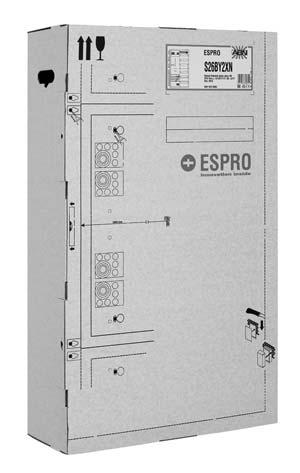 P-Montage Indoor Das System ESPRO wird vollständig in das Systemgehäuse PROFIKS integriert.