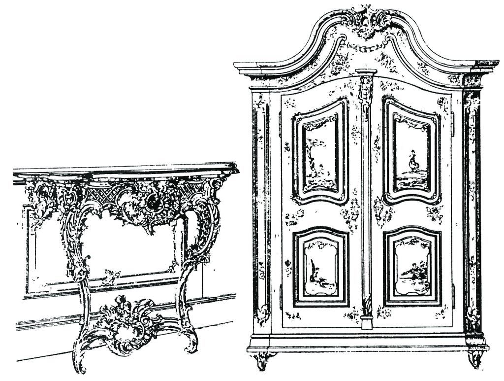 Das Rokoko (1720 bis 1770) ist die letzte Stilphase des Barock.