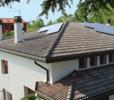 SolarEdge bietet eine optimale Dachflächenausnutzung. Dadurch erhalten Sie ein ästhetisches Dachflächendesign, höhere PV-Erträge und größere Einsparungen.
