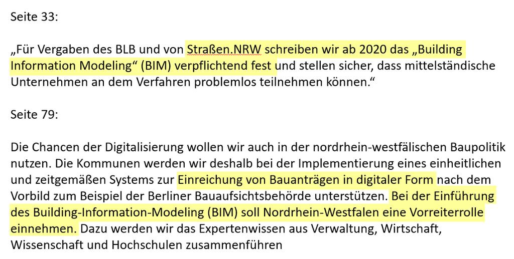 Koalitionsvertrag NRW Digital planen.