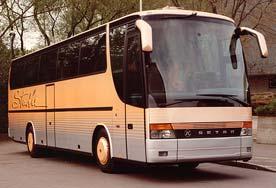 Baureihe 300-1991 bis ca. 2001 Setra S 315 BS (1994) 12.000 x 2.500 x 3.380 mm Setra S 315 H MultiClass (1994-2004/05) 12.000 x 2.500 x 3.190 mm Bestuhlung: max.