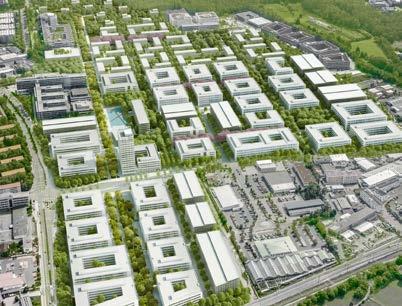 Neuer Siemens-Campus Erlangen, Deutschland Das langfristige