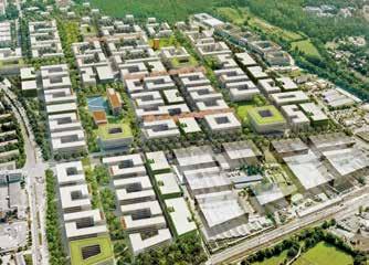 Neuer Siemens-Campus in Erlangen, Deutschland Langzeit-Großprojekt mit
