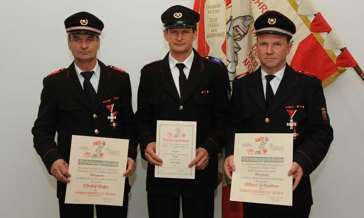 Neu in den Feuerwehrausschuss gewählt wurden Patrick Zöschg, der das Amt des Schriftführers übernommen hat, sowie Armin Werth.
