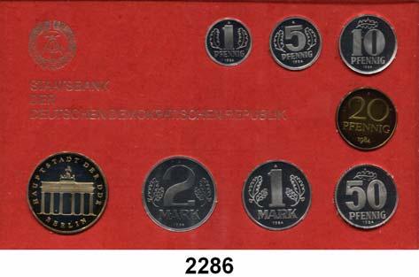 .. Polierte Platte Orig. 125,- 2280 Minisatz 1983 1 Pfennig bis 2 Mark und Medaille "Prometheus".