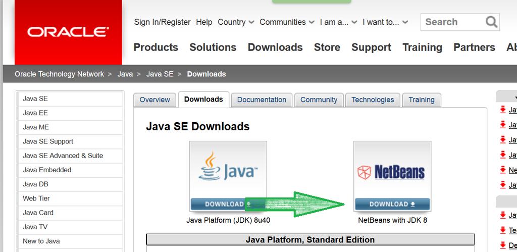 Get your tools Das Java SE bzw JDK enthält unter anderem die JVM und den Compiler.