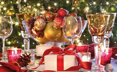 1 Glas Sekt oder 1 Tasse Punsch zum Aperitif Weihnachtliches Buffet Getränke unlimited (feinste Hausweine, Bier, alkoholfreie Getränke, Kaffee, Tee) Festlicher Tischschmuck Raummiete * 30 Personen.