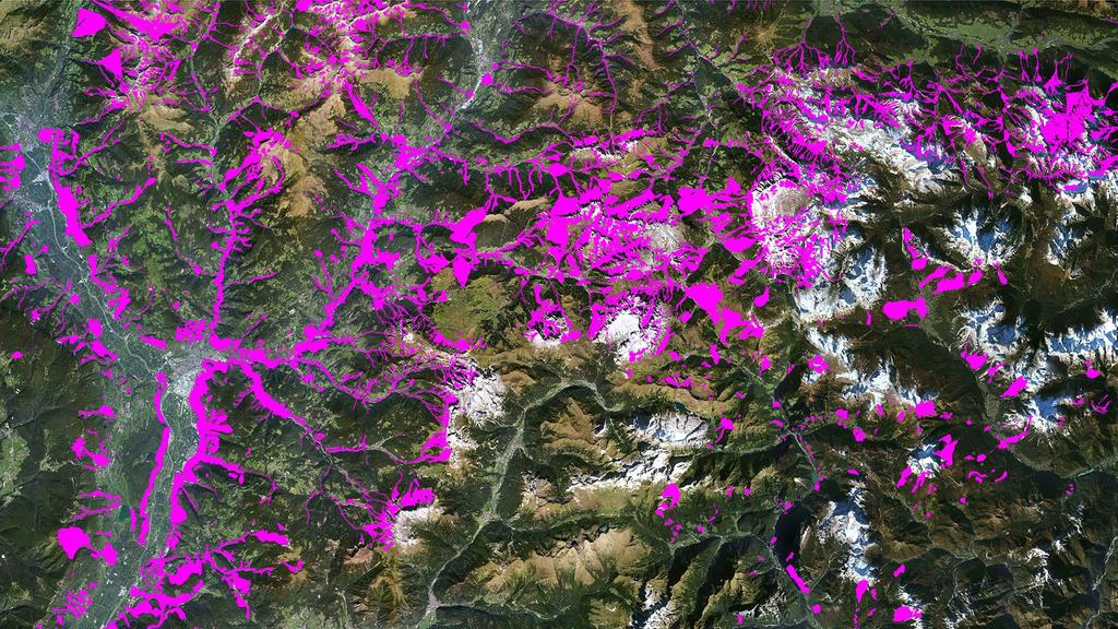 Rischio geologico Brixen Bressanone Geologische Gefahren Bozen Bolzano St.